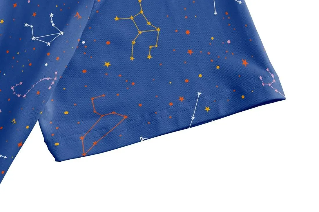 starry sky printed polo shirt wholesale (5)