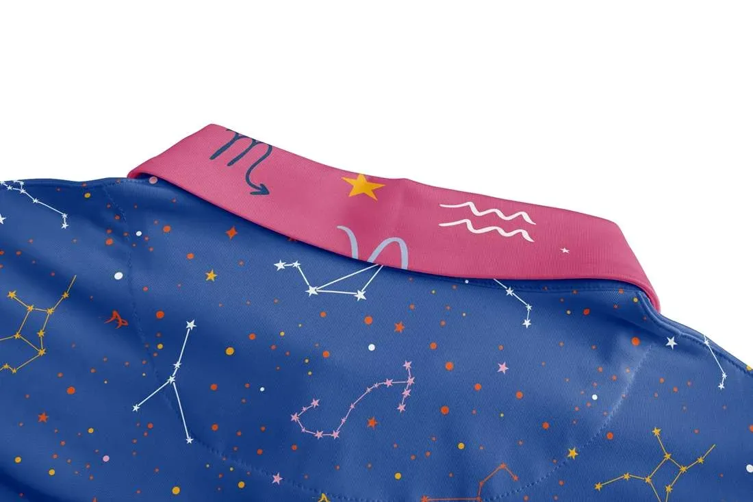 starry sky printed polo shirt wholesale (7)