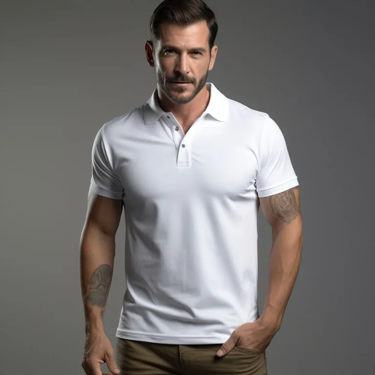 white polo shirt mens ca