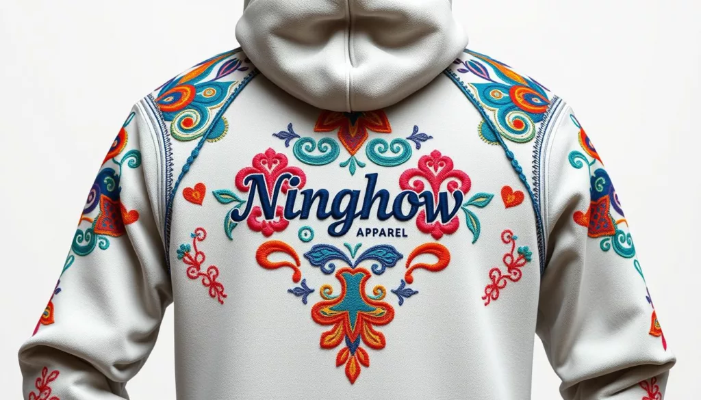 custom embroidery hoodie