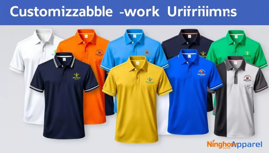 custom uniform polo shirts