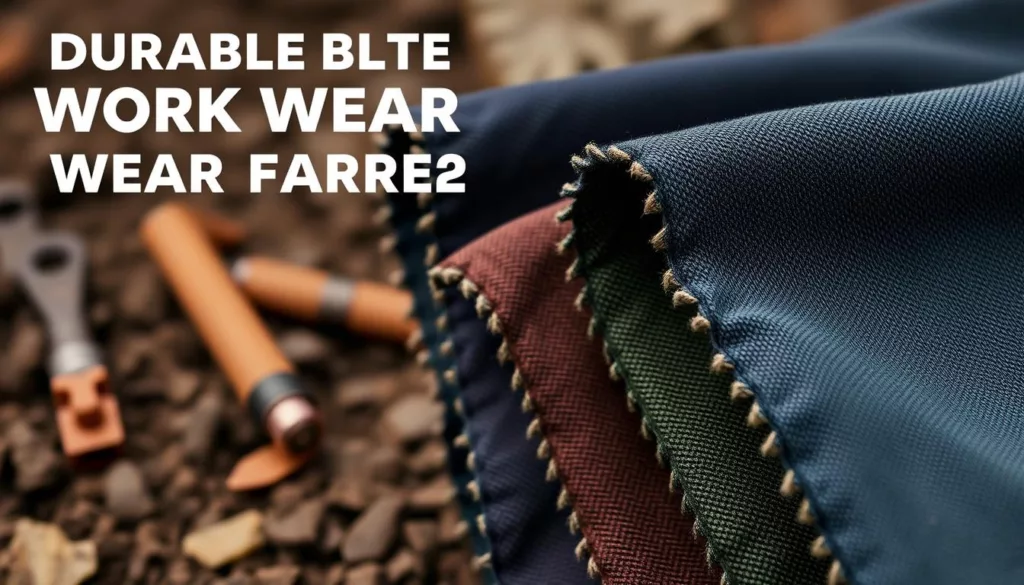 durable work clothing fabric