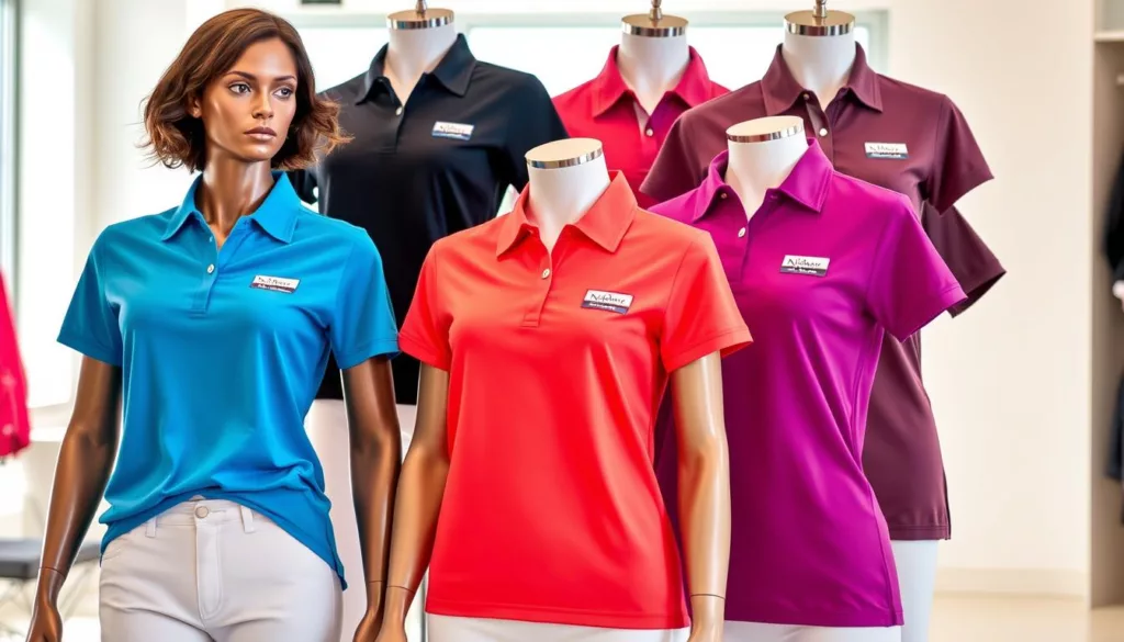 womens work polos