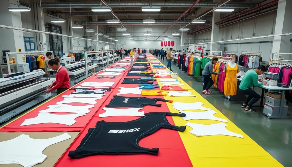 Activewear manufacturing process