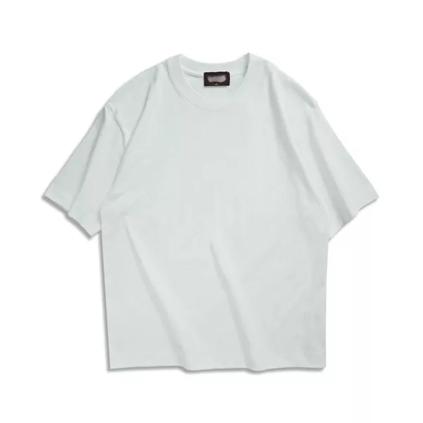 White Drop Shoulder T Shirt