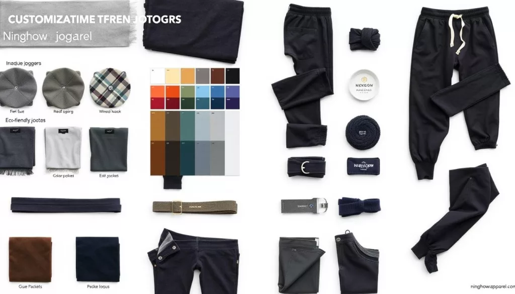 customization options for joggers