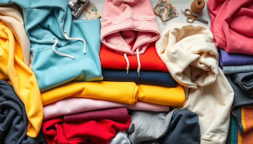 hooded sweatshirt materials