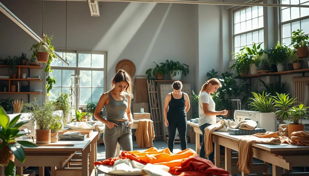 sustainable athleisure production