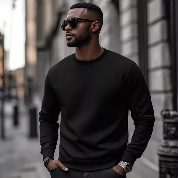 Black Men Pullover 1 png