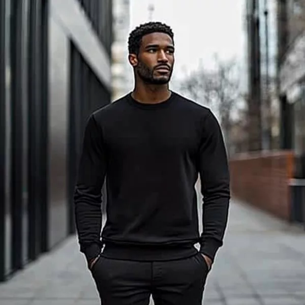 Black Men Pullover 2 png