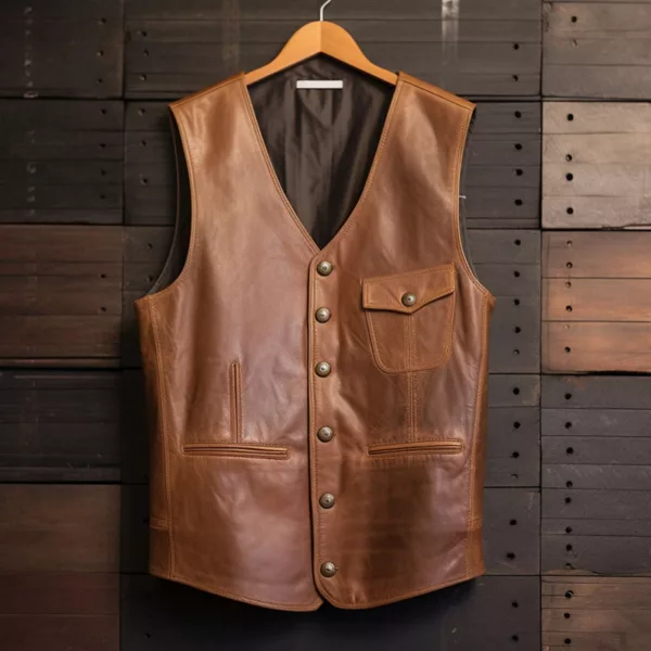 Custom Brown Vests for Teams & Brands – Wholesale Bulk Orders Available - Image 2