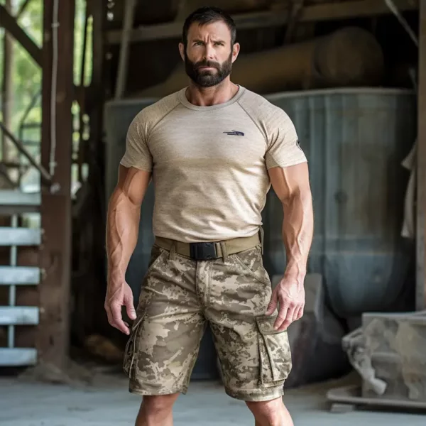 Custom Wholesale Camo Shorts for Outdoor & Tactical Wear - Image 3