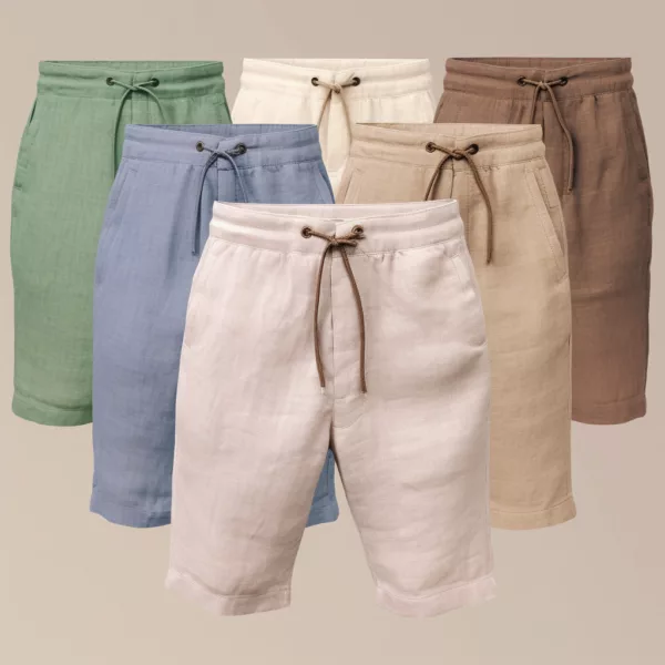 Custom Wholesale Linen Shorts for Summer Collections