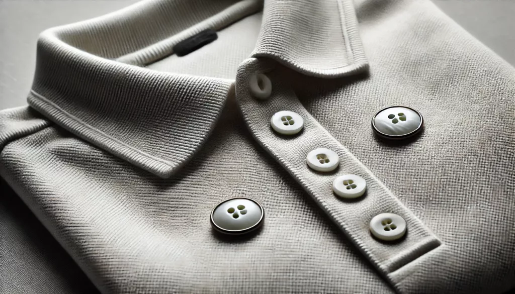 Luxury Polo Shirt Close Up