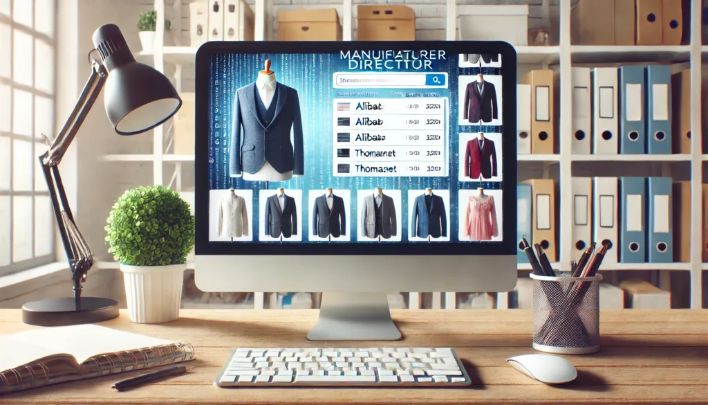 Online directory used to locate clothing manufacturers.