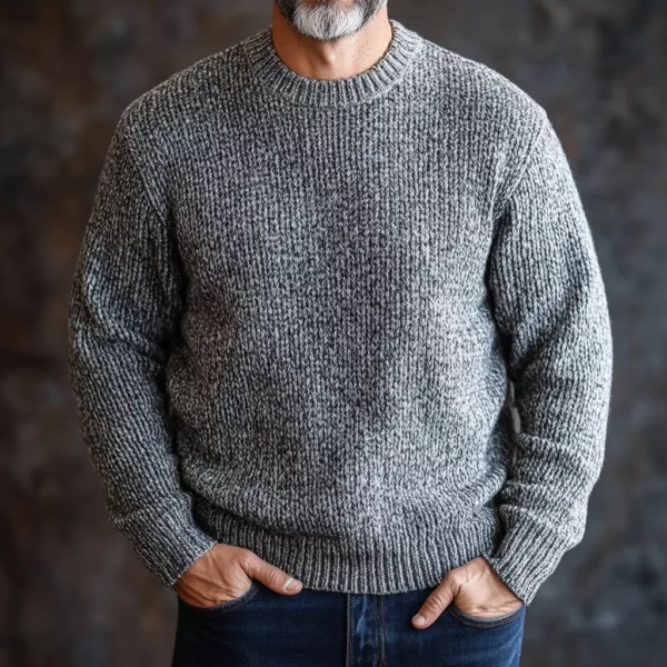 Men Wool Pullover Sweater 2 png