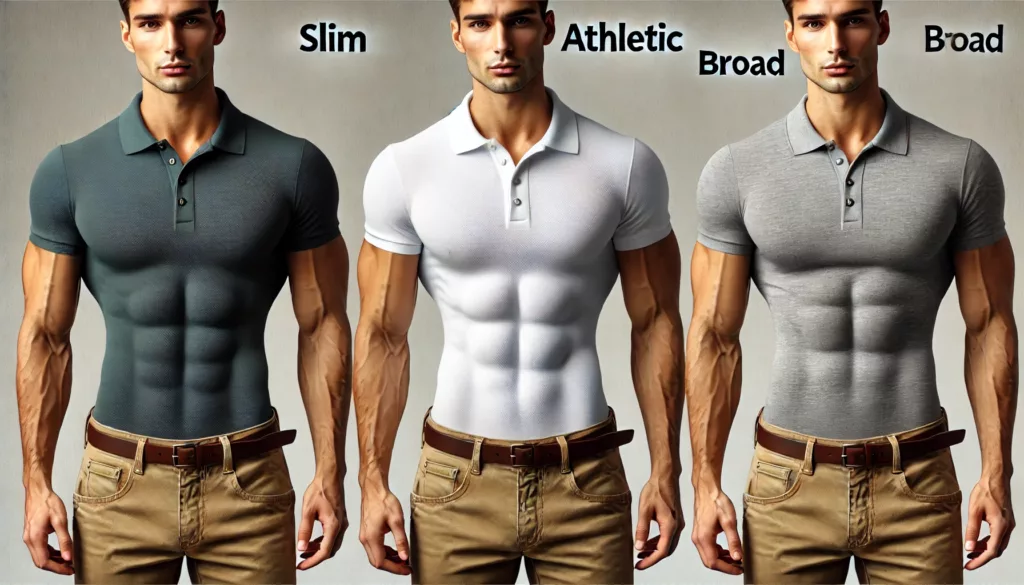 Polo Shirt Fit for Body Types – How polos fit slim, athletic, and broad bodies.