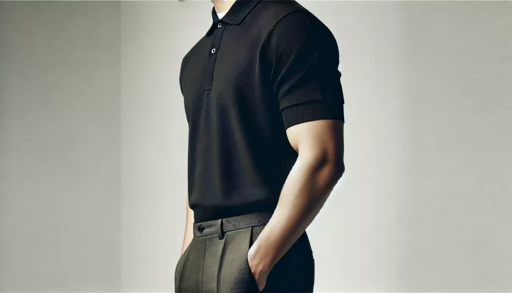 Polo Shirt Sleeve Fit – Sleeves that fit comfortably at mid-bicep.