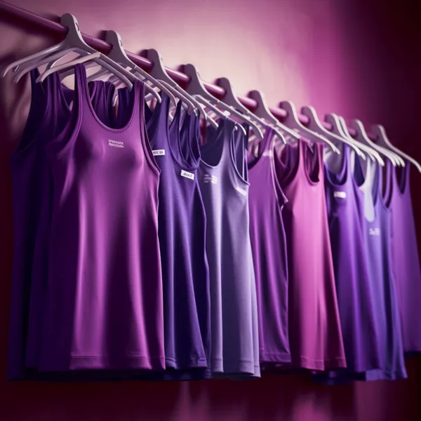 Custom Purple Tank Tops for Wholesale Orders - Image 3