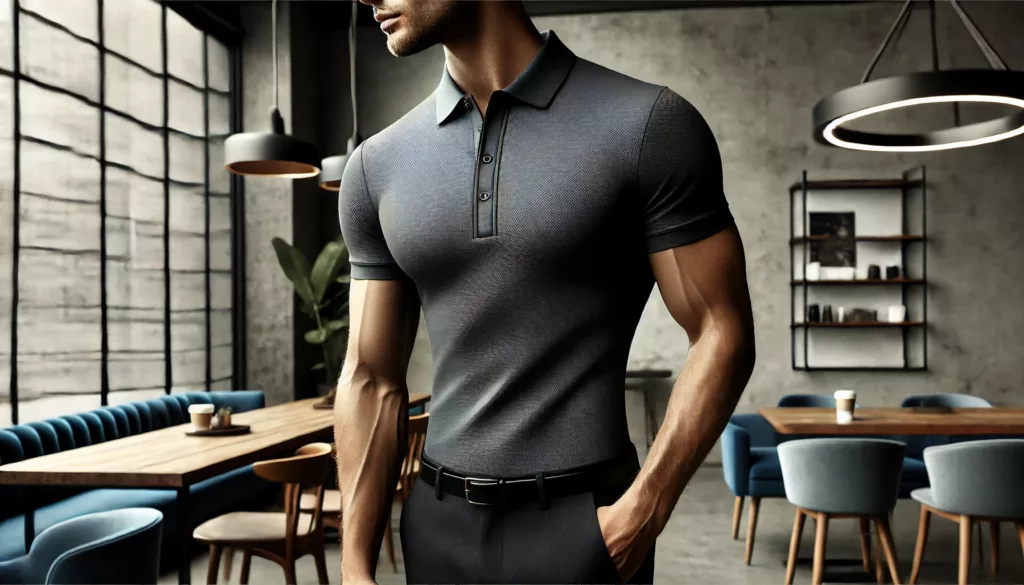 Slim Fit Polo Shirt in a Smart Casual Setting