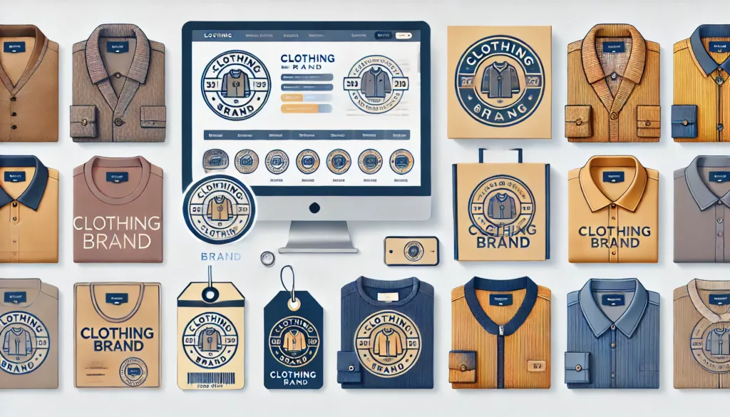 Versatility of Clothing Brand Logos – Logos on digital and physical platforms.