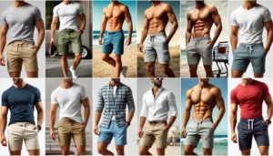 Most Comfortable Shorts for Men – Different styles and fits of comfortable shorts in various settings.