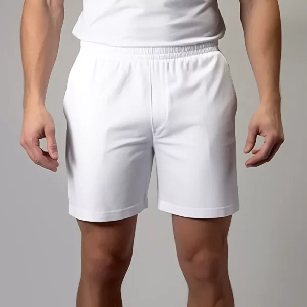 Custom Wholesale White Shorts for Summer and Sports - Image 4