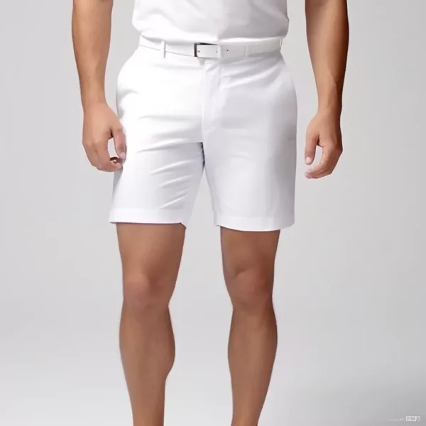 Custom Wholesale White Shorts for Summer and Sports - Image 2