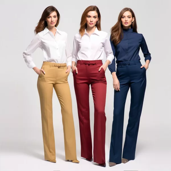 Customizable Womens Trousers for Bulk Orders - Wholesale Pants - Image 3