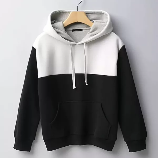 black and white hoodie​ 4