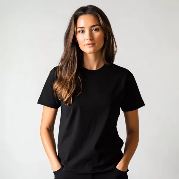 black t shirt b