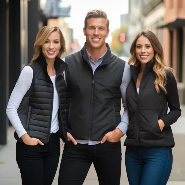 Custom Black Vests – Formal, Casual, and Insulated Styles - Image 3