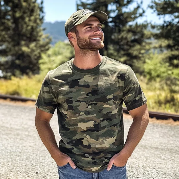 camo t shirt d