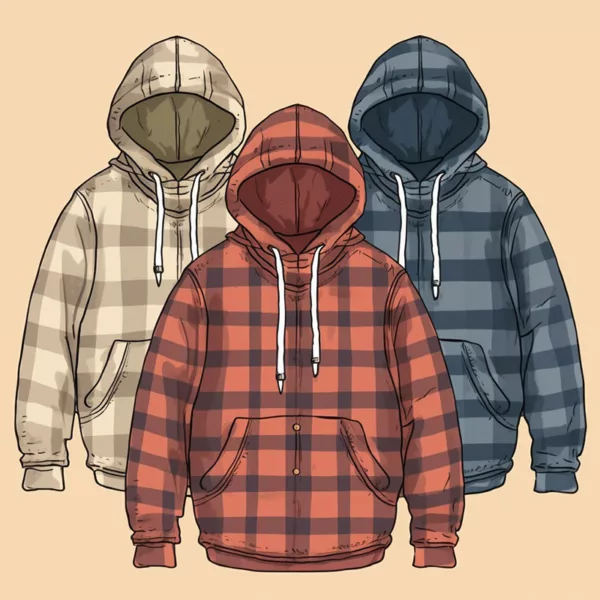 Custom Flannel Hoodies for Teams & Brands | Bulk Orders - Image 4