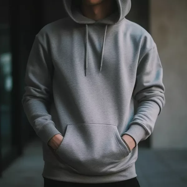 gray hoodie​ 2