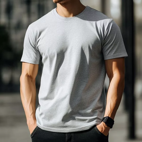 grey t shirt​ a