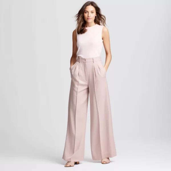 Custom Wide Leg Trousers – Stylish & Comfortable for Wholesale Orders - Image 4