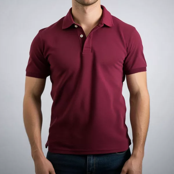 Classic Maroon Polo Shirts – Versatile & Comfortable