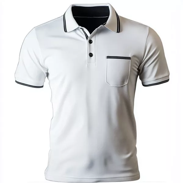 Men’s Polo Shirt with Pocket – Stylish & Practical - Image 2