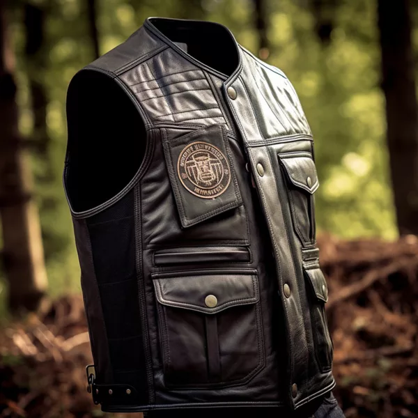 Custom Motorcycle Vest for Riders – Wholesale Bulk Orders Available - Image 2