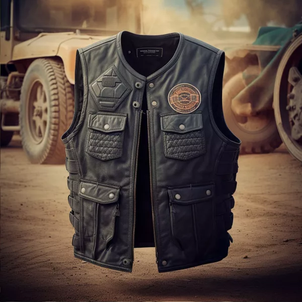 Custom Motorcycle Vest for Riders – Wholesale Bulk Orders Available - Image 3