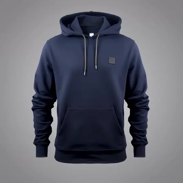 Custom Navy Blue Hoodies: Timeless Style, Tailored for You! - Image 3