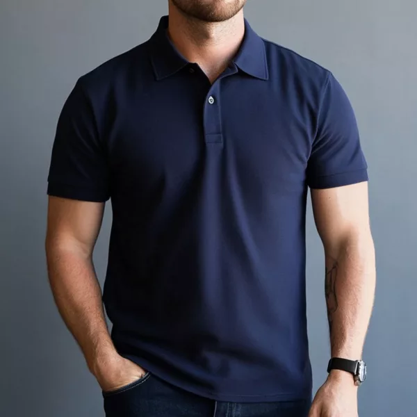 Navy Polo Shirt – Classic, Comfortable & Versatile