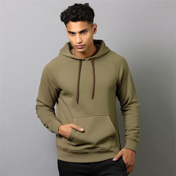 olive green hoodie​ 4