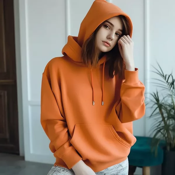 orange hoodie​ 1