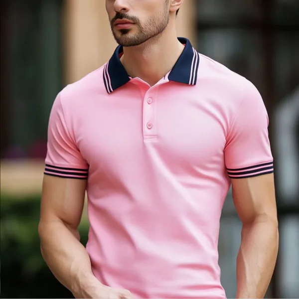 pink polo t shirt​ c