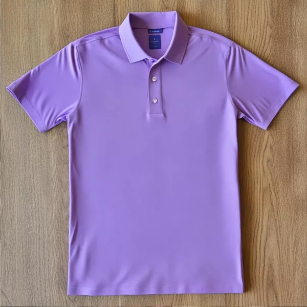 Purple Polo Golf Shirt – Performance & Style