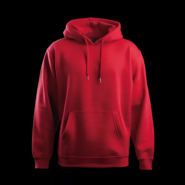 red colour hoodie​ 1