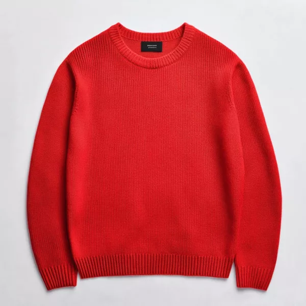 red sweater pullover 1