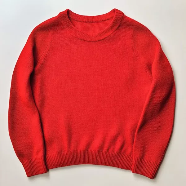 red sweater pullover 2